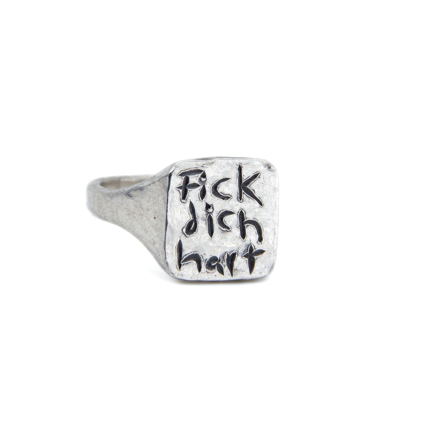 Wutring "Fick dich hart"